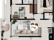 Apartamento para Venda em Santos/SP Aparecida 2 Quartos