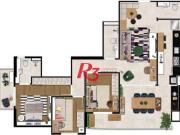 Apartamento para Venda em Santos/SP Aparecida 3 Quartos