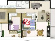 Apartamento para Venda em Santos/SP Boqueirão 3 Quartos