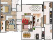 Apartamento para Venda em Santos/SP Gonzaga 3 Quartos