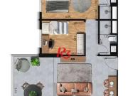 Apartamento para Venda em Santos/SP José Menino 2 Quartos