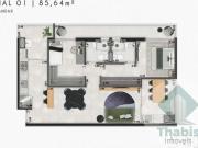 Apartamento para Venda em Santos/SP Marapé 2 Quartos