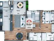 Apartamento para Venda em Taubaté/SP Centro 2 Quartos