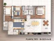 Apartamento para Venda em Ubatuba/SP Enseada 3 Quartos