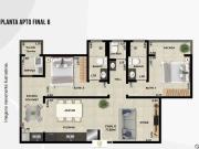 Apartamento para Venda em Ubatuba/SP Itaguá 2 Quartos