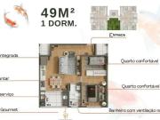 Apartamento para Venda em Ubatuba/SP Perequê Açu 1 Quartos
