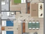 Apartamento para Venda em Uberaba/MG Santa Maria 2 Quartos