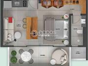 Apartamento para Venda em Uberlândia/MG Gávea 1 Quartos Apartamento para Venda em Uberlândia/MG Gávea 1 Quartos