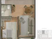 Apartamento para venda em Vila Mogilar de 43.00m² com 1...