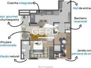 Apartamento para venda em Vila Osasco de 55.00m² com 2...