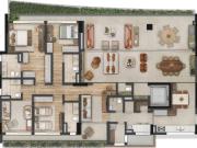 Apartamento para venda Jardins São Paulo 4 Suítes e 4 Vagas