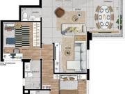 Apartamento próximo ao Shopping Metrô Tatuapé, 2 Suites,...