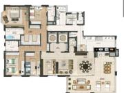 Cobertura Duplex Mobiliada com 4 Suítes 8 Vagas em Vila...