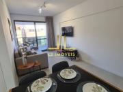 Apartamento quarto e sala vista mar porteira fechada barra