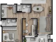 APARTAMENTO REBOUÇAS 2 QUADRA DA PUC 75 m2 PRIV. 3...