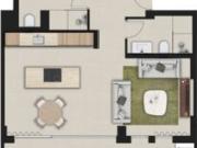Apartamento refinado de 3 habitaciones en la planta baja...