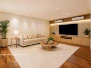 Apartamento reformado com vista para o Parque Burle Marx