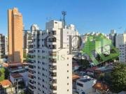 Apartamento reformado mobiliado 1 dormitório varanda Moema