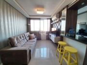 Apartamento semi mobiliado 2 dormitórios 1 suíte, 1 vaga...