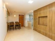 Apartamento semimobiliado com gazebo integrado e vista...