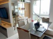 Apartamento semimobiliado de 2 dormitórios, sacada,...