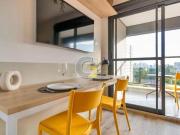 Apartamento studio á venda em Pinheiros mobiliado, 1...