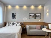 Apartamento Studio com 27,80 m², mobiliado no Lucas by Yoo