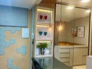 Apartamento studio mobiliado com fino acabamento vista mar