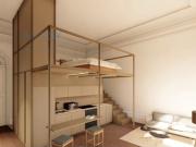 Apartamento T0 com Mezzanino e Varanda no Centro do Porto