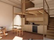 Apartamento T0 Duplex com varanda para venda no centro...