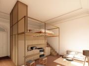 Apartamento T0 novo no coração da cidade do Porto na...