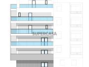 Apartamento T1+1 em construção 2ª linha da Praia de...