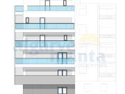 Apartamento T1+1 em construção 2ª linha da Praia de...