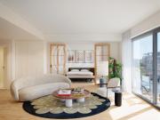 Apartamento T1 com garagem e varanda, no Campo Grande