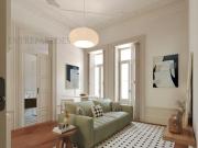 Apartamento T1 com jardim de 68m2 no prédio Álvares...