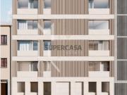 Apartamento T1 com varanda rua da Constituição em construção