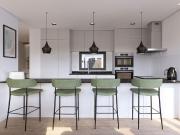 Apartamento T1 em Palmeira de Faro e Curvos de 52,00 m²