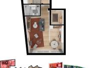 Apartamento T1 para venda
