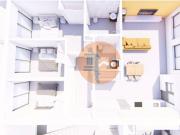 Apartamento T2 com garagem, elevador e terrao privativo...