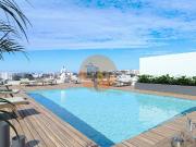 Apartamento T2 com piscina no terraço e garagem na cave...