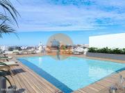Apartamento T2 com piscina no terrao e garagem na cave...