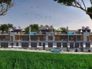 Apartamento T2 moderno com jardim privativo, sol e piscina