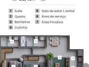 Apartamento tipo Garden com área privativa a venda...