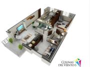 Apartamento, Urb. Colinas del Viento 78m2 + BALCON Apartamento, Urb. Colinas del Viento 78m2 + BALCON
