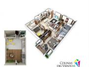 Apartamento, Urb. Colinas del Viento 87m2 + 93m2 de terraza