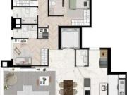 Apartamento Vila Madelena São Paulo 3 Suítes e 2 Vagas