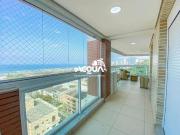 Apartamento vista mar sacada gourmet 4 dormitórios