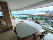 Apartamento vista total sacada gourmet Guaruja