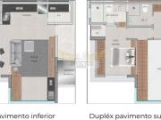 Apartamento/Duplex com 3 Quartos no Edifício Perriand...