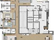 Apartamentos a Venda em Moema com 4 Suítes e 4 Vagas